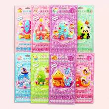4片动物造型环氧树脂果冻贴纸，可爱卡通猫立体贴纸，适用于剪贴簿、手机、平板电脑装饰 - 彩色 - 查看 11