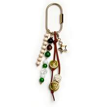 1PC Bohemian Colorful Beaded Keychain, Handmade Tassel Star/Heart Charm Key Ring, Vintage Aesthetic Bag Pendant Accessory For Women - Multicolor - View 11