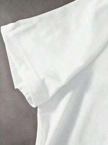 Paquete de Camisetas Retro de Moda Urbana para Mujer, Blancas, de Manga Corta y Cuello Redondo, Conjuntos a Juego para Parejas, Ropa de Verano Estilo Hip-Hop, Ropa Deportiva Casual Cómoda, Lavable a Máquina, Camisetas Estampadas para Regalos, Atuendo Casual - Estilo Urbano Vintage, Camiseta Unisex Holgada de Algodón de Manga Corta y Cuello Redondo - Blanco - Ver 3