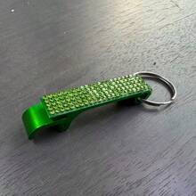 1pc Rhinestone Bottle Opener, 2-In-1 Can/Bottle Opener, 7 Color Options, Daily Use, Holiday Gift, Bag Charm, Bottle/Can Opener, Mini Wedding Favor, Bottle Opener Keychain, Birthday Gift, Retail Promotion, Compatible With Shopping Cart Anti-Theft Chain, Shopping And Daily Use - Multiple Styles - View 14