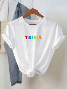 Trivia-Night-Host---Funny-Quiz-Game-Enthusiast-T-Shirt playeras de mujer - Blanco - Ver 3