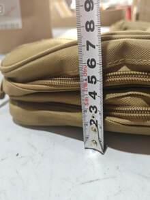 2PCS MOLLE Tactical Pouches, Made Of 1000D Durable Nylon, Compatible With Tactical Vests, Belts And Backpacks For EDC Gear! - Khaki - View 4