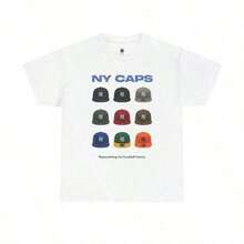Camiseta Vintage con el Logo del Skyline de los New York Mets, Clásica Camiseta de Béisbol de los Mets para Mujer, Transpirable y Cómoda - Blanco 6 - Ver 1