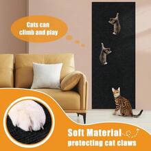 Cat Scratch Furniture Protector, DIY Climb Cat Scratcher Mat For Covering Couch Protector From Cat Claws 11.8"X39.3" - 30*100cm - View 6