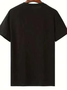 Soft 1 pieza camiseta mujer estampado cubo 3D estilo urbano casual para jóvenes Disponible en varios colores pattern - Negro - Ver 2