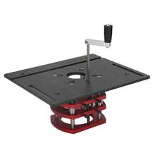 Router Riser With Top Plate, Router Lift Base, Woodworking Grooving, Trimming, Beveling, Router Table Base, Table Lift System - Black - View 1