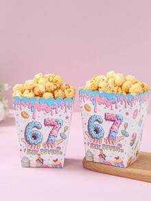 10 hộp bỏng ngô giấy hồng & xanh size 6/7, 67 hộp bỏng ngô dùng một lần chủ đề bánh donut & kem, hộp khoai tây chiên, hộp bánh mì, hộp đựng đồ ăn tiệc lễ hội & tráng miệng, trang trí tiệc mừng em bé, trang trí tiệc tiết lộ giới tính, khay đựng đồ ăn tiệc sinh nhật bé trai hoặc bé gái, phụ kiện tiệc sinh nhật em bé, quà tặng tiệc mừng em bé, hộp đóng gói quà tặng - Nhiều màu - Xem 7