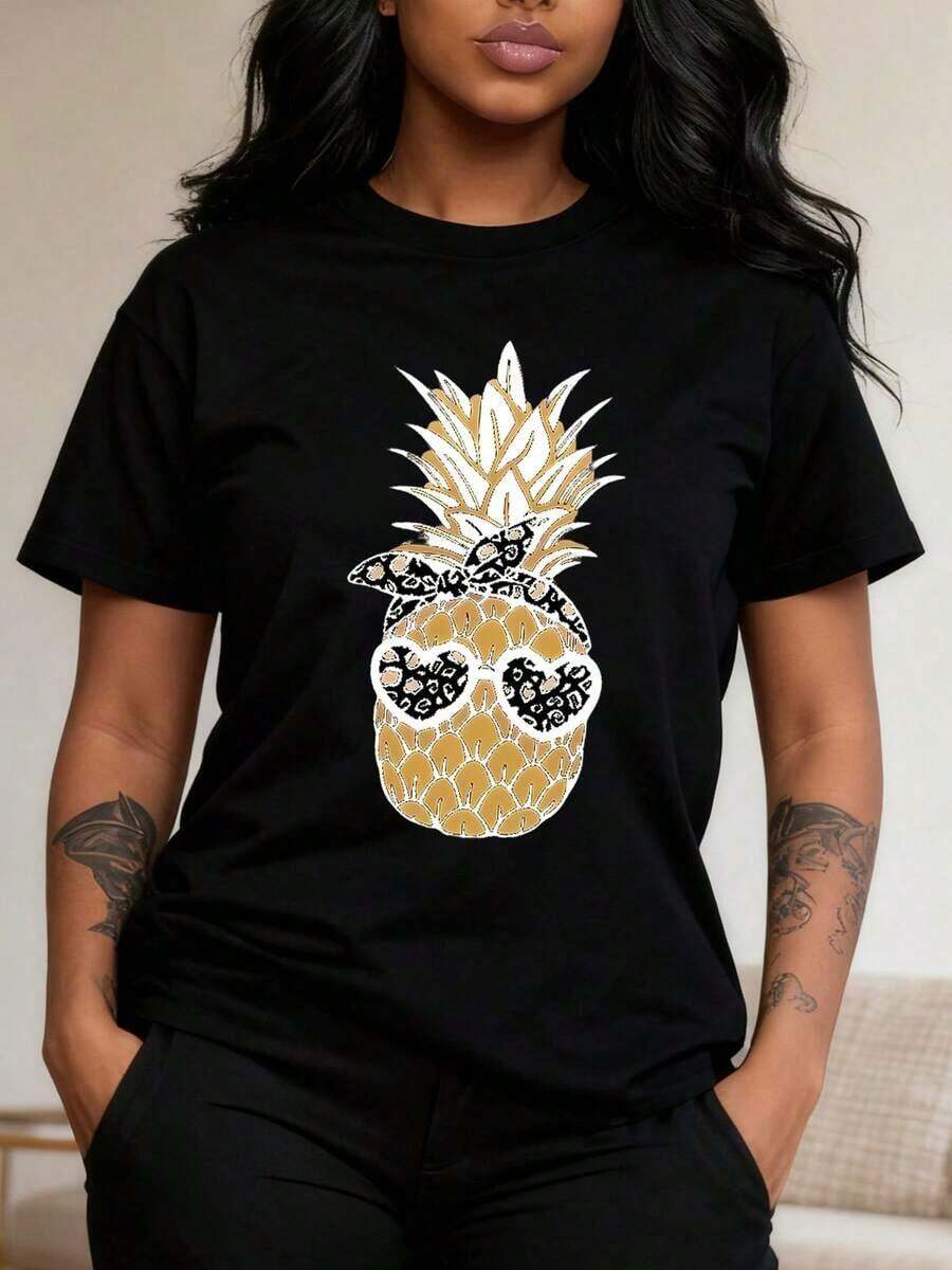 1 pieza Camiseta Blanca para Mujer "Apoyo a las Bibliotecas Públicas" (Tallas S-2XL) - Camiseta para Amantes de los Libros con Diseño Colorido de Libro y Pluma, Gráfico de Estantería y Tarjeta de Biblioteca, Ajuste Cómodo de Alta Elasticidad, Lavable a Máquina, Casual, 180g, 100% Algodón - Negro 1 - Ver 1
