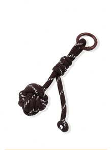 1 pieza Colgante de nudo de cuerda tejida colorida, diseño de nudo hecho a mano de cuerda de nailon, mosquetón ligero y duradero para exteriores, esquema de color dopamina fresco, accesorio versátil para bolso - Multicolor - Ver 15