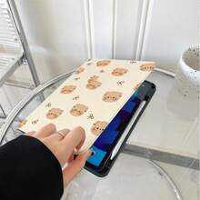 1个可爱小熊图案平板电脑保护套，兼容iPad Air 6/5/4和10（10.9英寸） - 兼容iPad Pro 2024、Air M3/A16 2025、Galaxy Tab/Pad/MatePad/Pad/Honor Pad/Xiaoxin Pad/Air 6/5/4和10（10.9英寸） - 兼容iPad Pro 2024、Air M3/A16 2025 - 彩色 - 查看 3