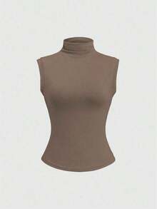 Camisetas gráficas de ajuste ceñido con cuello para mujer, tops de verano - Multicolor 2 - Ver 4