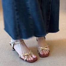 Women Flats - Gold - View 7