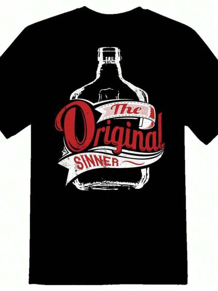 La camiseta original Sinner en negro o blanco - Negro - Ver 1
