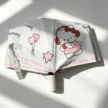 MINISO X Hello Kitty 奢华限量版雨伞，自动折叠透明雨伞，加固耐用，防风防水，高端美学，专属设计，情侣、周年纪念日及特殊场合的贴心礼物 - kitty系列 - 查看 6