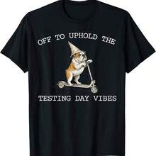 Listos para mantener el espíritu del día de pruebas, camiseta de los equipos de profesores Bulldog. - Negro - Ver 6