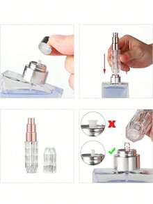 Portable Mini Refillable Perfume Spray Bottle - 5ml Travel Essential For Bch Summer Vacation Back To School Holiday Camping - Unisex Fragrance Accessory - 1pcs - 查看 1