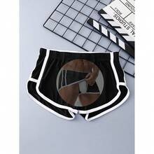 Men Ice Silk Netted Semi-Transparent Boxer Briefs, Ultra Thin Breathable Solid Underwear, Machine Washable For Daily Home Wear - White - View 5