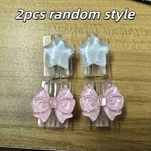 1 Set Pink Bow Lightning (5-14) & Type-C Data Cable Protector, Shock-Proof, Stylish Phone Accessory Design, Plastic Material With Cute Bow Decor, Charging Cable Protective Case, Suitable As Gift For Women, Mothers, Friends, Girlfriends And Boyfriends, Great For Birthday, Wedding, Anniversary, Easter, Back To School And Other Occasions - A - View 4