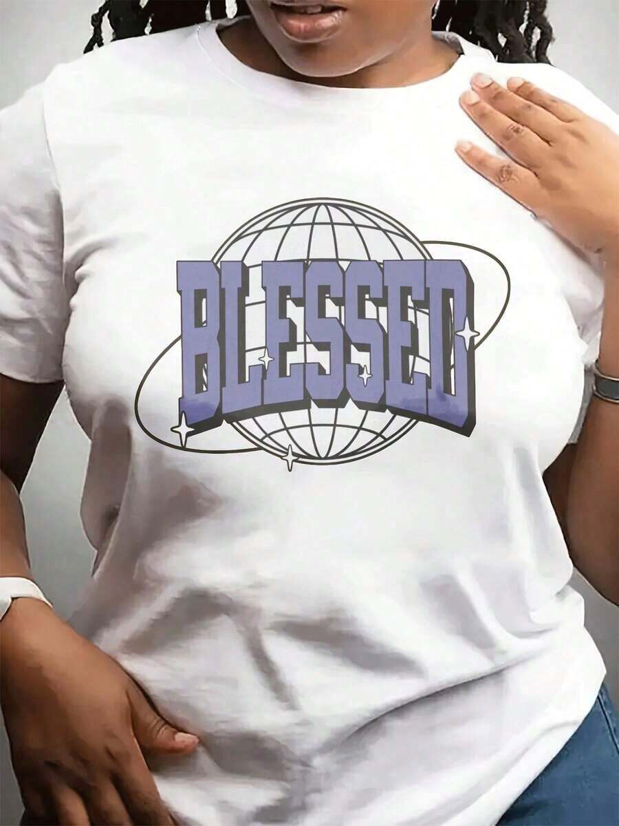Women's T-Shirts, Everyday Summer And Holiday Wear - White - View 1