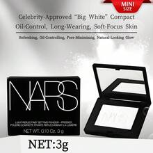 NARS Polvos Compactos Luminous Silk Translúcidos, 3g - 3 g de pastel blanco grande - Ver 3
