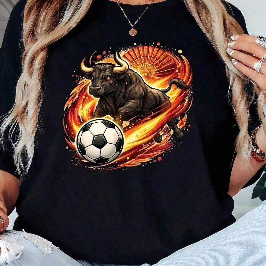 Camiseta de Fútbol con Gráficos Emblemáticos de la Copa Mundial de EE.UU.2026, Licenciada, de Alta Calidad, Impresión Pura, Verano - Blanco - Ver 1