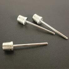 10pcs Inflating Needles, Suitable For Football, Basketball And Rugby Pump Parts. Inflating Needles And Injector Made Of Material - Silver - View 8