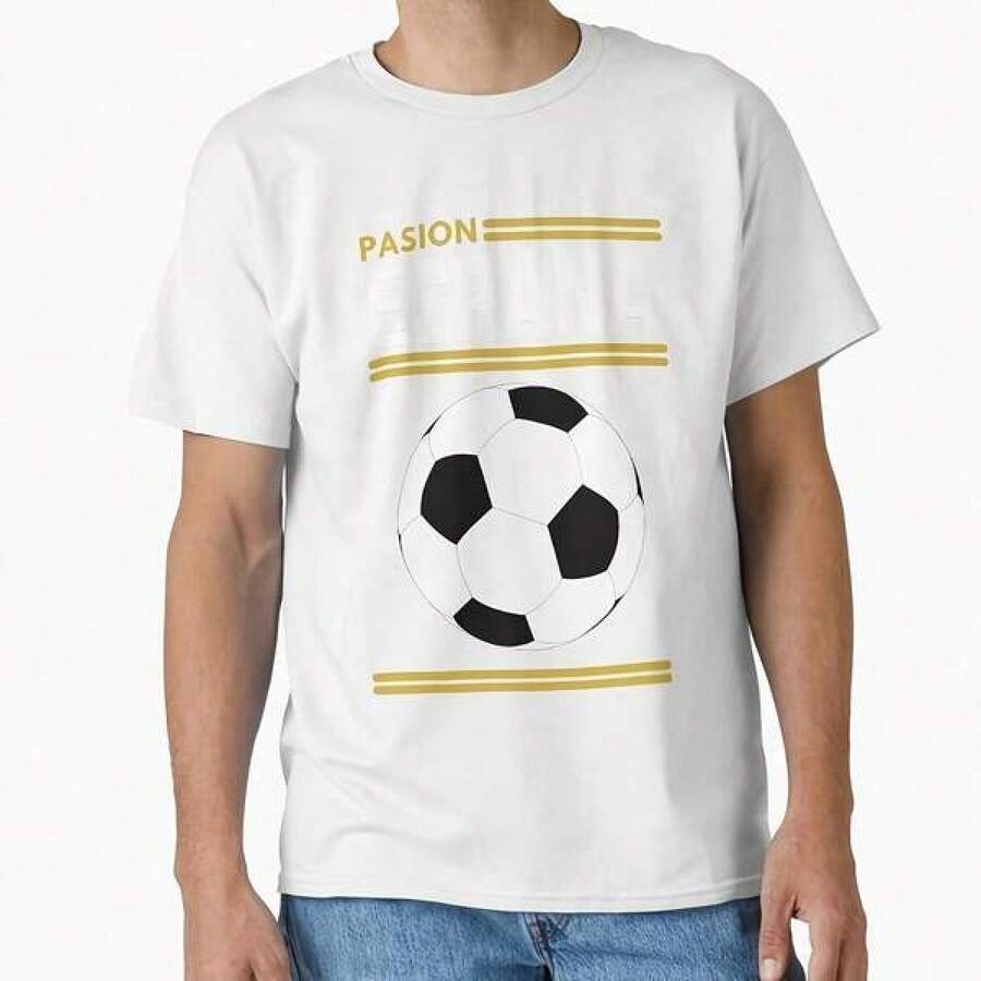 España - Fútbol - Camiseta Pasión Clásica del FútbolEsta camiseta de algodón de 220 gramos es la combinación perfecta de comodidad y moda para cualquier aficionado al fútbol. Esta camiseta, especialmente diseñada para hombres y mujeres, utiliza tejidos suaves y transpirables para crear un ajuste fascinante y es ideal para días de competición o ropa casual. Hecho de algodón de alta calidad, duradero y suave al tacto. Ya sea que apoyes a tu equipo favorito, participes en un partido de ocio o disfrutes de un día relajado, esta camiseta multifuncional es el último complemento de tu armario. - Negro - Ver 1