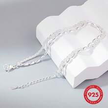 1pc 925 Sterling Silver Star Bead Double Layer Bracelet, Suitable For Women, Shiny And Elegant, Suitable For Daily Wear, Vacation, Party, Also Can Be Used As Holiday Gift. - Silver - View 8