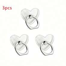 Bộ 3 giá đỡ điện thoại hình nhẫn kim cương bạc, giá đỡ tròn bằng thép trắng dạng kẹp, giá đỡ vòng trong suốt bằng acrylic pha lê xoay 360° phù hợp với mọi loại điện thoại và ốp lưng. - Nhiều màu - Xem 14