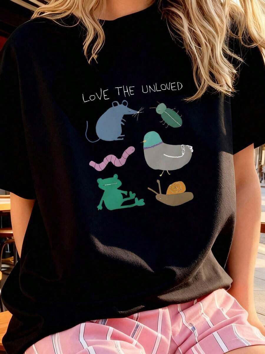1 pieza de camiseta gráfica vintage para mujer de 1968 - Camiseta suave y elástica para uso diario en verde oliva, camisa casual para todas las estaciones, para ocasiones cotidianas y especiales, tallas S-XXL (tallas extendidas disponibles) - Estilo retro de los años 60, 180g, 100% algodón. - Negro 2 - Ver 1