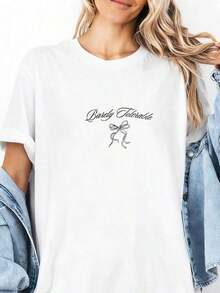 1 camisa de "Orgullo y Prejuicio" de Jane Austen, regalo para amantes de los libros, 180g, 100% algodón - Negro 1 - Ver 8