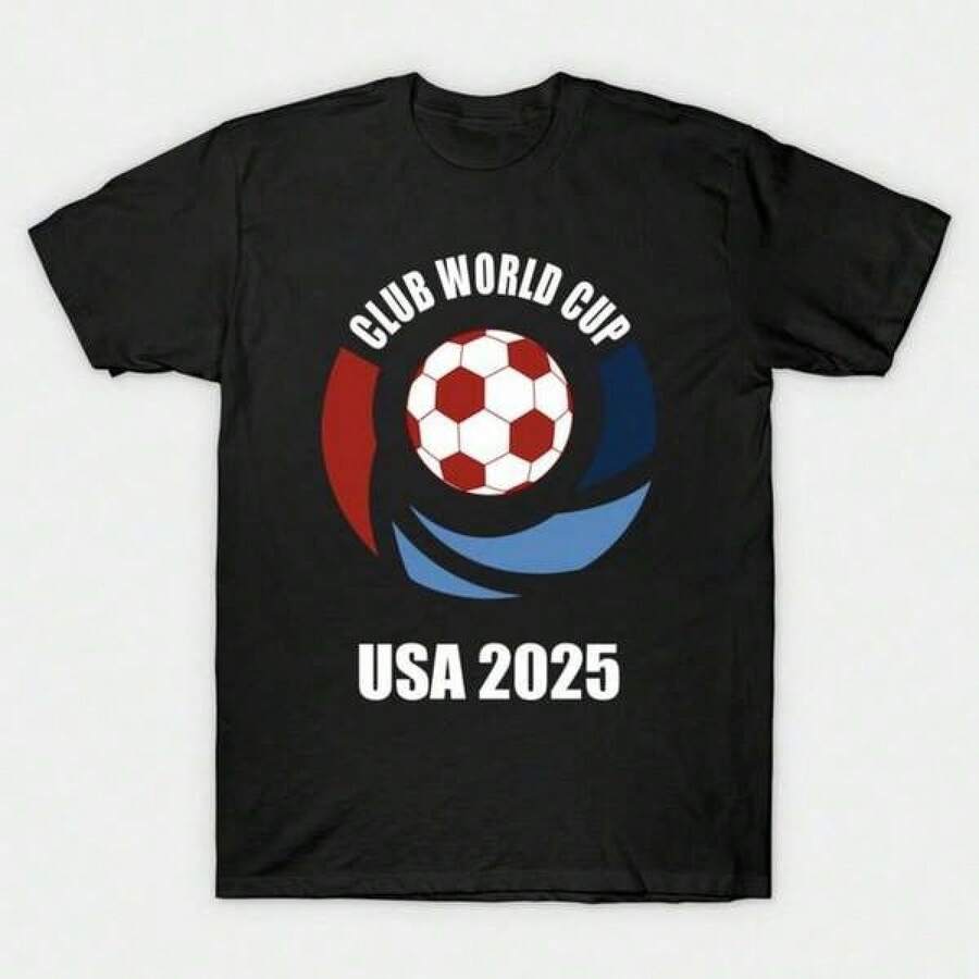 Camiseta del Club World Cup 2025 para Amantes del Fútbol - Negro - Ver 1