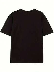 Camiseta Gráfica Divertida para Hombre - Camiseta de Punto Ligera y Transpirable con Diseño de Steve Holiday playeras de mujer - Negro - Ver 2
