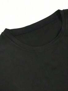 1 camiseta de fútbol para mujer con estampado de bandera, cuello redondo informal, manga corta, de algodón, ropa para aficionados al deporte, 180 g, 100% algodón, los diseños están impresos. Unisexo. - Negro - Ver 11