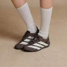 Adidas Zapatillas de running profesionales para mujer ADIZERO ADIOS 9 con suela fina - Marrón/Blanco - Ver 2