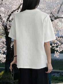 Women T-Shirts - White - View 2