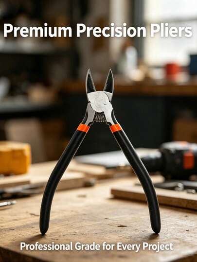 Carbon Steel Pliers Multi-Functional Diagonal Cutting Pliers Side-Cutting Pliers Lineman'S Pliers For Electricians