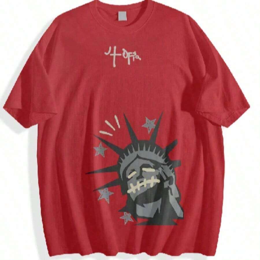 High-End Utopia T-Shirt For Men - Grey - View 1