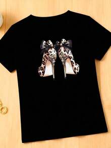 1 pieza de camiseta de humor alemán para mujer - "Ich Bin Nicht 60" Diseño divertido que desafía la edad, camiseta casual de manga corta y cuello redondo para primavera y verano, blanca con texto negro, mezcla ligera, perfecta para 180g de algodón 100%. - Negro 3 - Ver 2