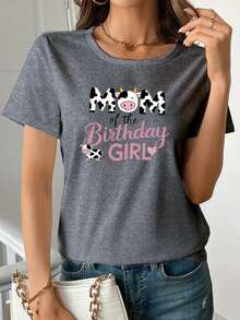 Suave, transpirable y ligera para comodidad durante todo el día. Camiseta casual para mujer, diseñada para cumpleaños y el Día de la Madre, lavable a máquina, adecuada para cualquier temporada, fácil de usar a diario, ropa a la moda, ajustada y cómoda, material transpirable, top moderno para mujer. Cuello redondo clásico con un corte relajado que favorece todas las formas del cuerpo y es fácil de combinar con jeans, shorts y leggings. - Blanco - Ver 9