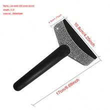 1pc Car Rhinestone Ice Scraper With Long Handle, Frost Remover Brush For Windshield, Stainless Steel Scraper, Car Winter Accessory Suitable For Cars, Trucks, SUVs, Snow Shovel - Multicolor - View 5
