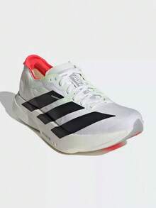 Adidas New ADIZERO ADIOS PRO 4 W Ultralight Stable Cushioning Rebound Marathon Carbon Fiber Women's Running Shoes - White/Black/Green - View 1