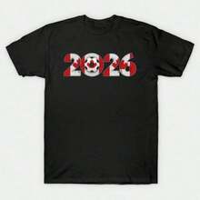 Camiseta con Diseño del Espíritu del Fútbol Canadiense 2026 - Negro - Ver 6