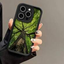 Trees High-Quality Anti-Drop Rugged Cell Phone Case, Soft TPU For Full Protection, Compatible With Moto Edge 50/Pro/Ultra, Edge 60 Pro, G34/G55/G85 | Honor 90/Pro, Play 60 Plus |  V30/Pro, Y36, Modern Unisex Design For Phones ZCSQ - BL - View 7