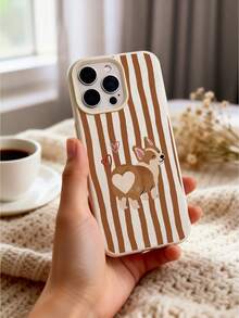 Funda de teléfono con ilustración artística de Corgi, carcasa suave mate con textura de piel sintética, impresión de alta precisión, combina la comodidad casual y la elegancia francesa; diseño de gafas de moda para perros, artístico y práctico para uso diario; anillo protector de silicona reforzado alrededor delódulo de la cámara, ajuste preciso para el saliente de la cámara, proporciona protección completa para la lente; bordes amortiguados suaves para un rendimiento anti-caída y un agarre có - Multicolor 3 - Ver 9