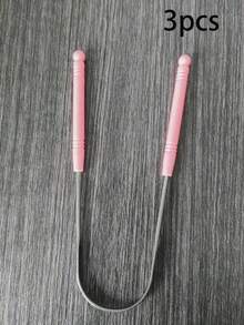 3pcs/Set, Adult U-Shaped Tongue Scraper, 1pc Stainless Steel Tongue Cleaner, Reduce Halitosis, Unisex Hygiene Product, Oral Care Tool, Suitable For Living Room, Home, Bedroom, Bathroom, Home Goods, Travel, Wedding, Queue, Birthday, Men's Gift, Parents, Friends, New Year Gift, Accessories, Fun Gift (Multi-Piece Set, Random Color) - Multicolor - View 19