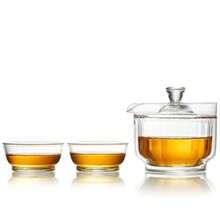 gjghjPocality Tea Set Heat Resistant Glass Teapot 210ml/Tea Cup Set of Two 45ml Tea Set Microwave Suitable Open Flame Heating For One Person Chinese Tea Japanese Tea Black Tea Green Tea Gyokuro Compact Kung Fu Tea Home Tea Timefgdfhgfhb - 写真通り - チェックする 2