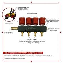 Vmingo Injector Rail Nozzle LP Gas Natural CNG 3ohm 4 Cylinders - A - View 5