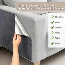 Self-Adhesive Cat Scratch Pad, Scratch Mat For Cats To Protect Sofa, Corners, Walls Indoor - 30cmX60cm - View 4