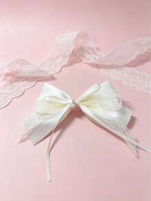 2/4pcs Versatile Solid Color Bow Hair Clips For Girls, 2 Color Options, Suitable For Daily Wear, Spring/Summer Hair Accessory, Ideal Gift For Women - Multicolor - View 7